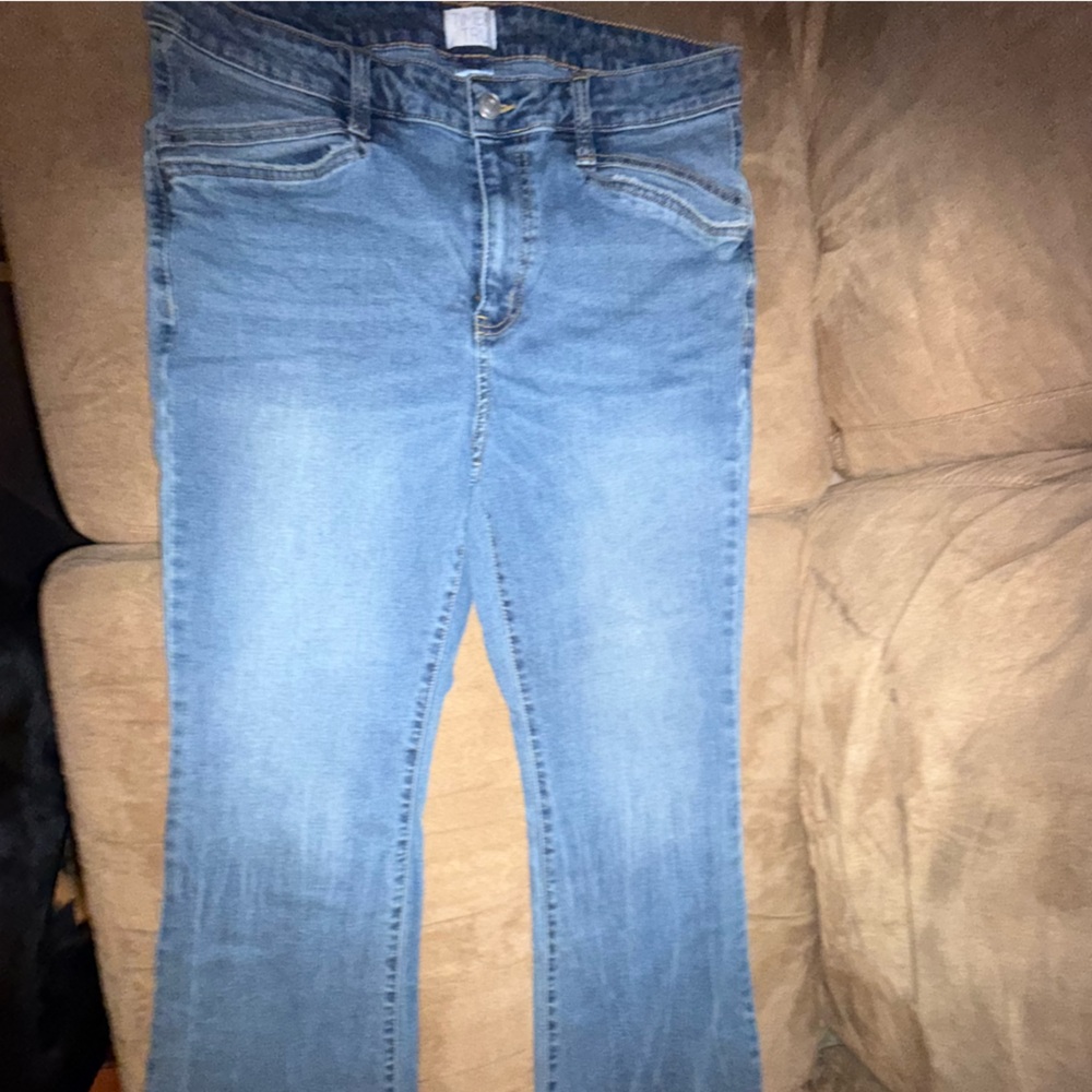 Time and Tru Light Blue Straight Leg Jeans